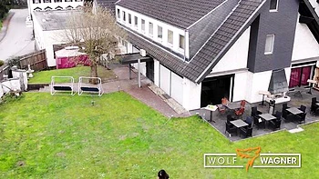 Hot Amateur Mom Masturbates Outside for Swingers