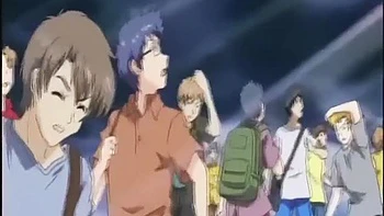 Teen hentai squirts as she gets her pussy fucked