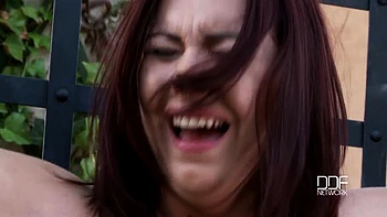 Taming Big Tits: BDSM Outdoor Fun with Polish Redhead