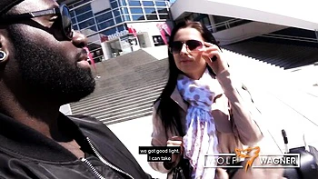 Petite July Sun fucked hard by big cock