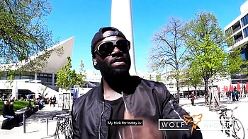 Wolf Wagner's Small Tits Deep Throat with Big Cock