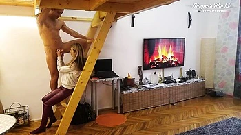 Blonde Gina Gerson gets cumshot doggystyle backstage