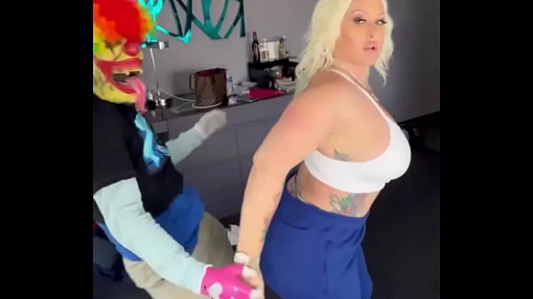 Mz Dani and Gibby Clowning around in a penthouse downtown Atlanta