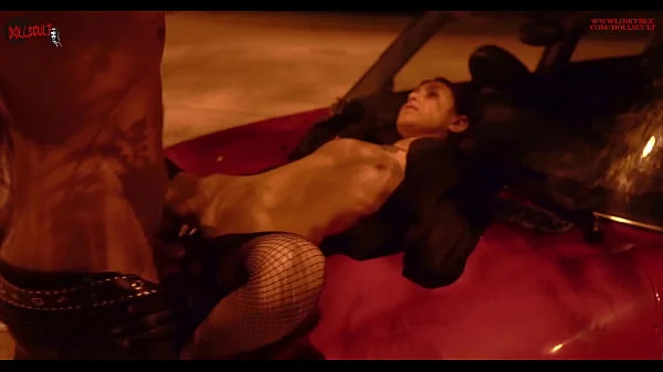 I fuck Sissi on the hood of the car in the middle of the road