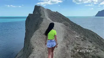 Stranger fucked me in anal in the mountains in public