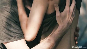 Skinny redhead Nina Sever sucks and strokes cock