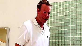 Horny Stepmom DP’s Plumber with Her Husband Joins Anal Threesome