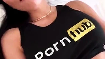 Big-boobs Asian milf masturbates with dildo