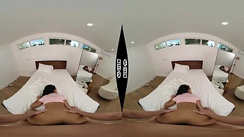 Brunette Teen Pornstar VR Fuckfest