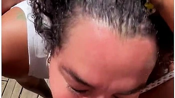 My Submissive Lesbian Served Me Rough Blowjobs