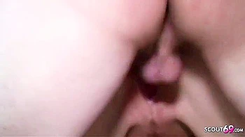 German Stepmom Teaches Stepdaughter to Fuck Her BF FFM