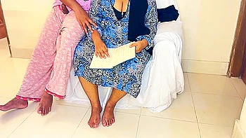 18yo Neighbor Fucks 45yo Arab Milf in Hijab