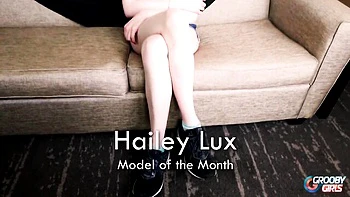 Solo Masturbating Blonde Trans Girl with Anal Toy