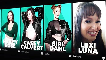 Lesbian threesome with cheating milf, strap-on face fuck