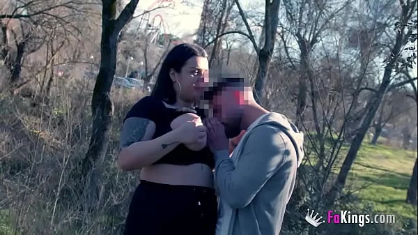 Big titted and assed MILF enjoys a PUBLIC EXHIBITIONS and then gets fucked at home!