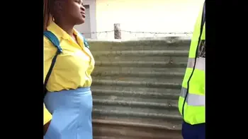 Fly By Night Guard Protects Student In Exchange For A Quickie Cumshot (Full Video On XVideo Red)