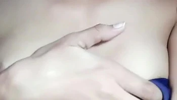 Squeezing and Massaging My Sexy Indian Boobs