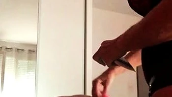 Finger Fuck Before Hardcore Anal with Strap-On