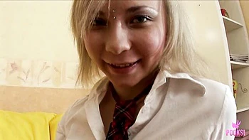 Riding Hardcore Blonde with Big Ass in All Positions