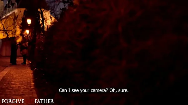 Pretty Italian art student exchanges blowjob and rough fuck for new camera money