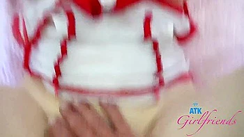 Redhead Teen Nurse Ava Davis Sucks & Gets Footjob