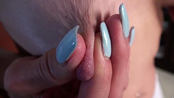 Mature Mimi Love's Fake Tits & High Heels Moan in Solo Chair-bound Masturbation