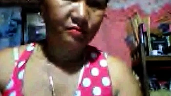 Filipina Elvie M. Flashes Tiny Asian Boobs on Webcam