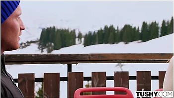 Anal Obsessed Beauty Eve Sweet Seduces Clemence Audiard And Her Boyfriend At The Chalet