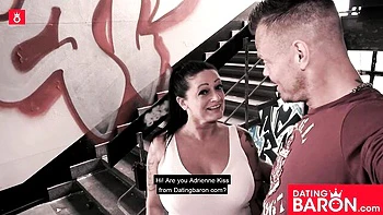 Gorgeous Adrienne's blind date clip