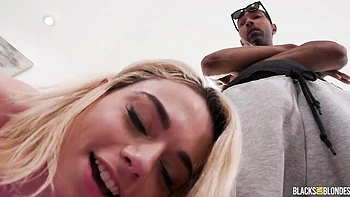 Nasty double penetration session with a hot blonde Sophia Burns