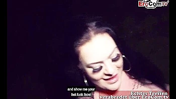 German Fat Slut Picked Up In Public For Sex Date In Berlin