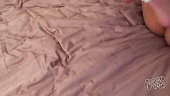 Arab Teenage 18+ Slides Her Brown Vagina On An 8inch White Cock