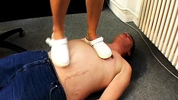 Femdom cfnm milfs punish a creepy dude