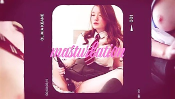 Splendid Olivia Keane's pussy eating video