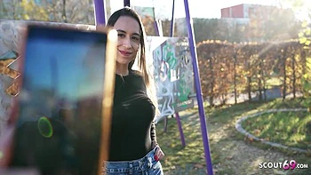 Petite Latina Teen 18+ Priscila Belini With Perfect Tits Pick Up For Casting Fuck