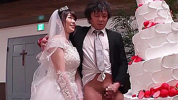 Christian Japanese Wedding With The Busty Bride And The Brides Maid Fucked In Church