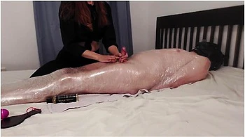 Mummified And Totally Fixed. Tease And Denial. He Dont Want More, But I Get 2nd Orgasm At The End