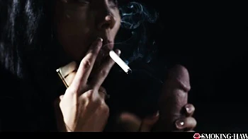 Matchless Victoria Brown and Steve Q - smoking cigarette movie - Smoking Hawt