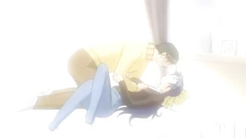 Sensual soul mate at blonde trailer