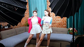 Unleash the wild Russian butterfly in a sizzling HD threesome