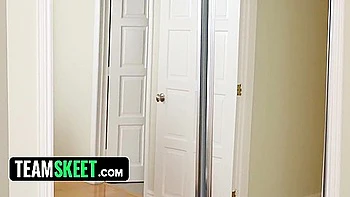 Keira Croft & Sonny Mckinley Share Their Stepbros Big Cocks